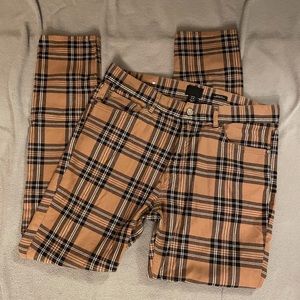 Men’s Plaid H&M Skinny Fit Pants